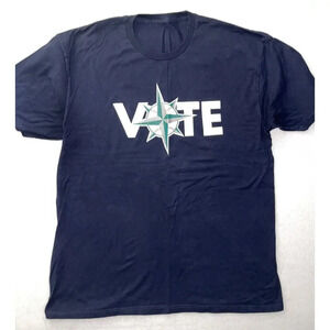 Seattle Mariners‎ Vote 2020 T Shirt Men’s Size XL Election Day Promo MLB RARE